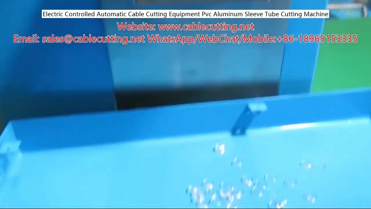 Máquina de Corte Automático de Cabos com Controle Elétrico – Cortadora de Tubos PVC e Mangas de Alumínio