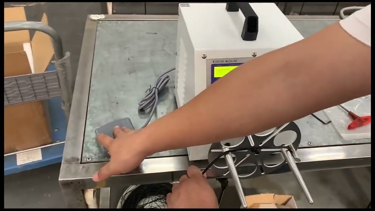 Máquina Automática de Amarração, Enrolamento e Corte de Fios | Bobinagem e Decapagem