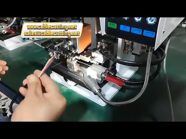 Máquina de Decapagem e Crimpagem Silenciosa para Fios Simples e Multicore - Alta Produtividade