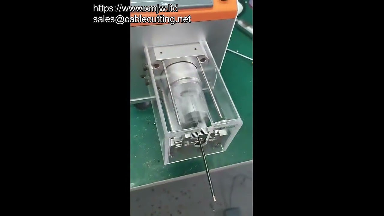 Máquina Semiautomática de Decapagem de Cabo Coaxial - Alta Precisão para Cabos Elétricos de Nova Energia