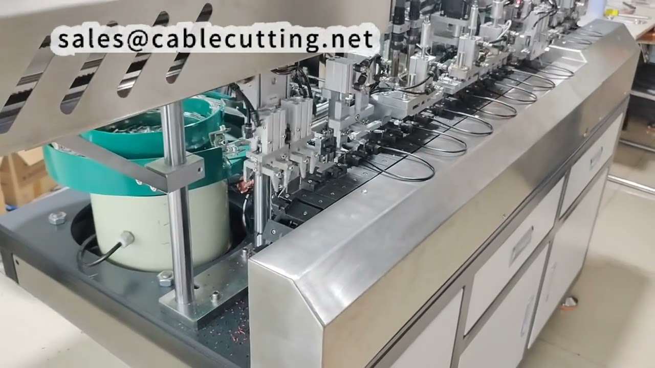 Máquina Automática de Soldar Cabo de Dados 2 Núcleos – 1200-1300 peças/h, Design Compacto