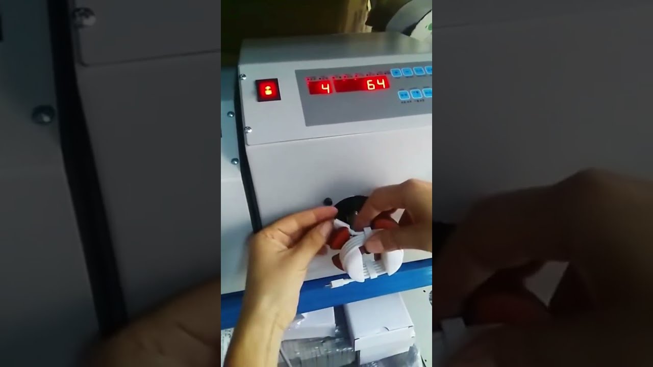 Máquina de Classificação e Bobinagem Tipo Fixação | Vídeo Real em Funcionamento #máquina #desencapadora
