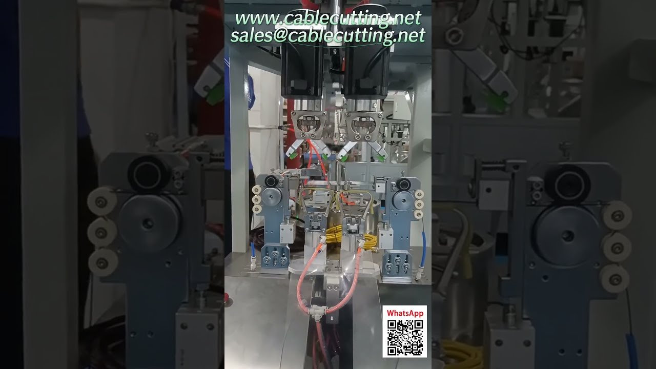 Máquina de Corte e Decapagem Automática de Fios WPM-85-40: Eficiência na Automação Industrial