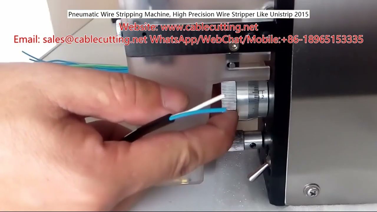 Máquina Pneumática de Decapagem de Fios de Alta Precisão – Eficiência Automatizada