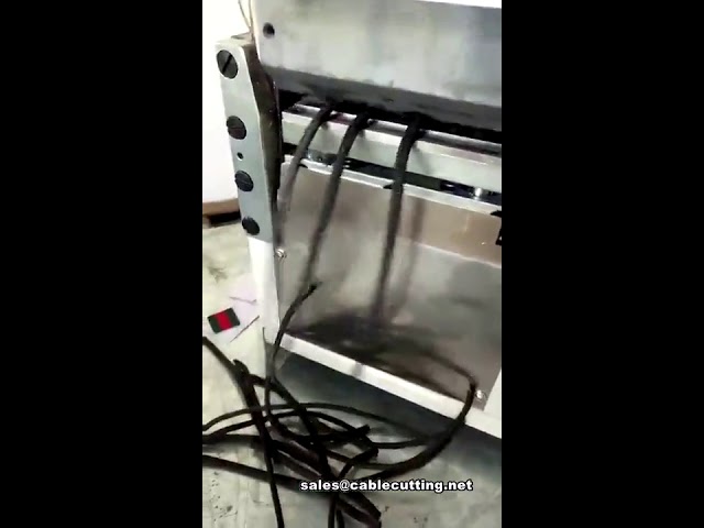 Máquina de Corte Automática para Corda Trançada de Poliéster e Fita