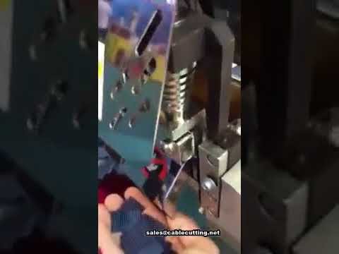 Máquina Automática de Corte de Fitas de Cetim e Cadarço Industrial