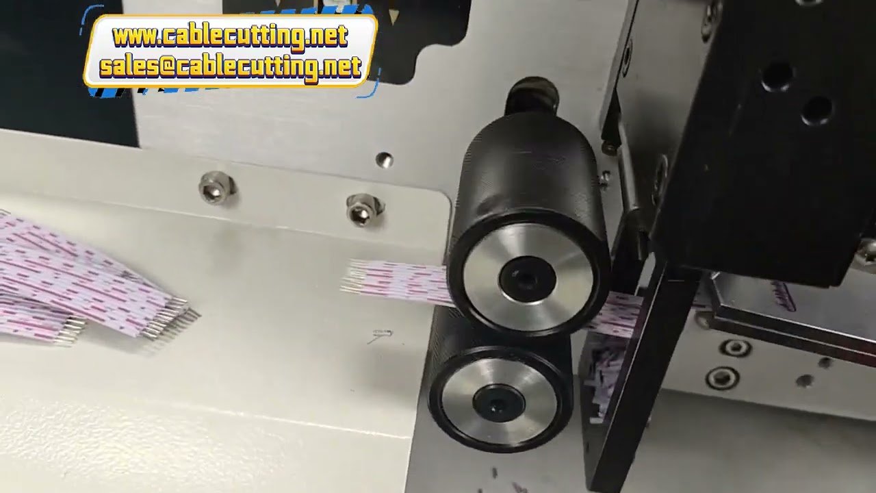 Máquina de Corte e Decapagem de Cabo Fita PVC | Separação e Torção de Fios Flexíveis