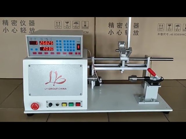 Máquina de Enrolar Bobinas Automática LY-830 | Dispensador de Fio com Bandeja Giratória