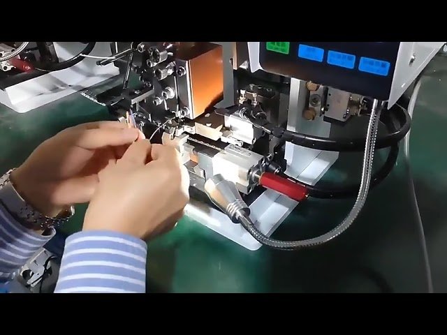Máquina Automática de Corte e Crimpagem de Cabos | Decapagem e Aplicação de Terminais