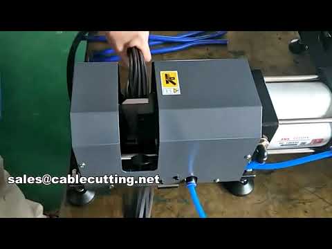 Máquina de Corte de Cabos Pneumática WPM-C50 - Precisão e Automação Industrial