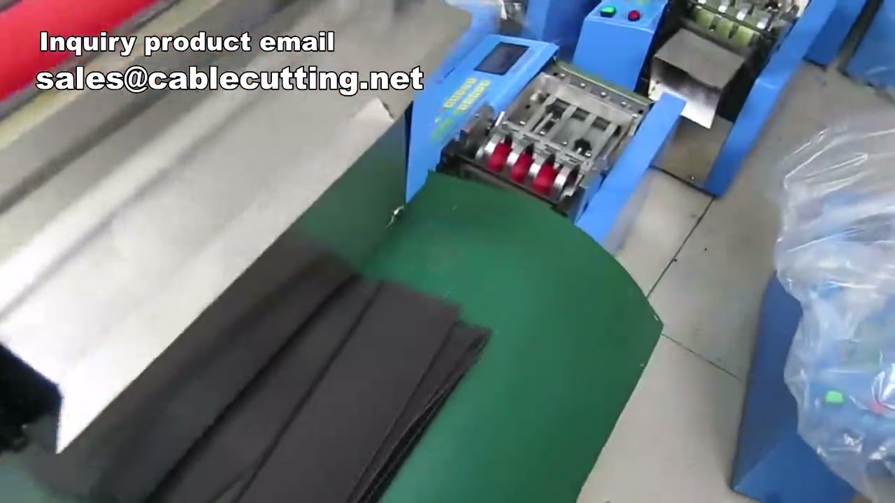 Máquina de Corte Automática para Tubo Corrugado Plástico – Proteção de Chicotes Elétricos