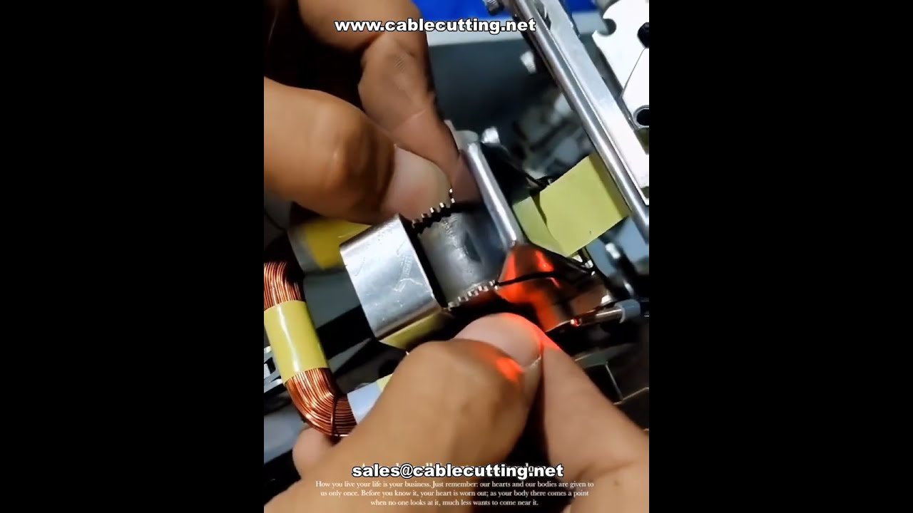 Máquina Automática de Enfiar Fita Versátil para Chicotes Elétricos | Uso Múltiplo | Teste de Amostra Direto da Fábrica