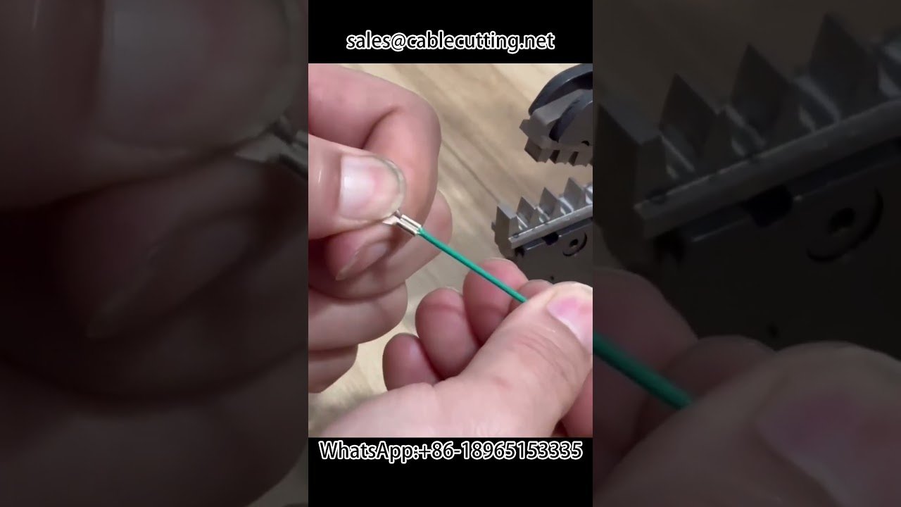 Pneumática AM-10: Crimpagem de Terminais Costurados com Alta Velocidade