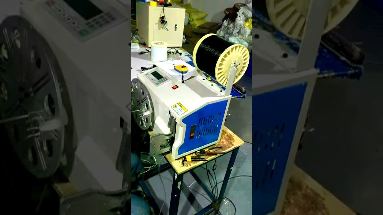Máquina de Amarração de Bobinas WPM 210 3 - Enrolamento Automático de Fios e Cabos