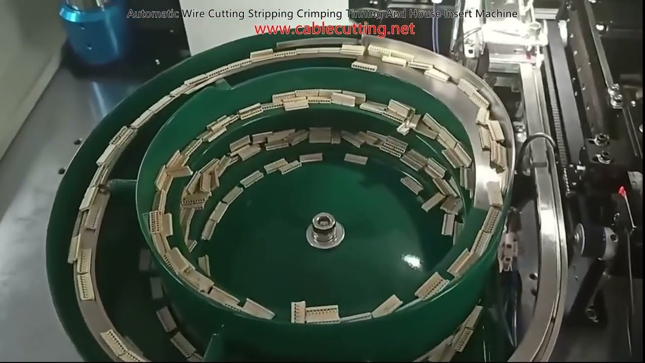 Máquina Automática de Corte, Decapagem, Crimpagem, Estanhagem e Inserção de Conectores