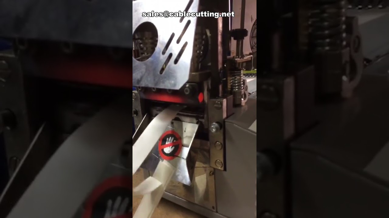 Máquina Automática de Corte de Fita Dupla Face para Nylon e Tecido