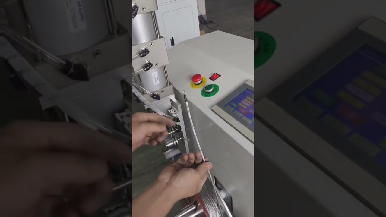 Máquina Automática para Contagem, Separação, Corte, Bobinamento e Amarração de Cabo de Aço #automóvel