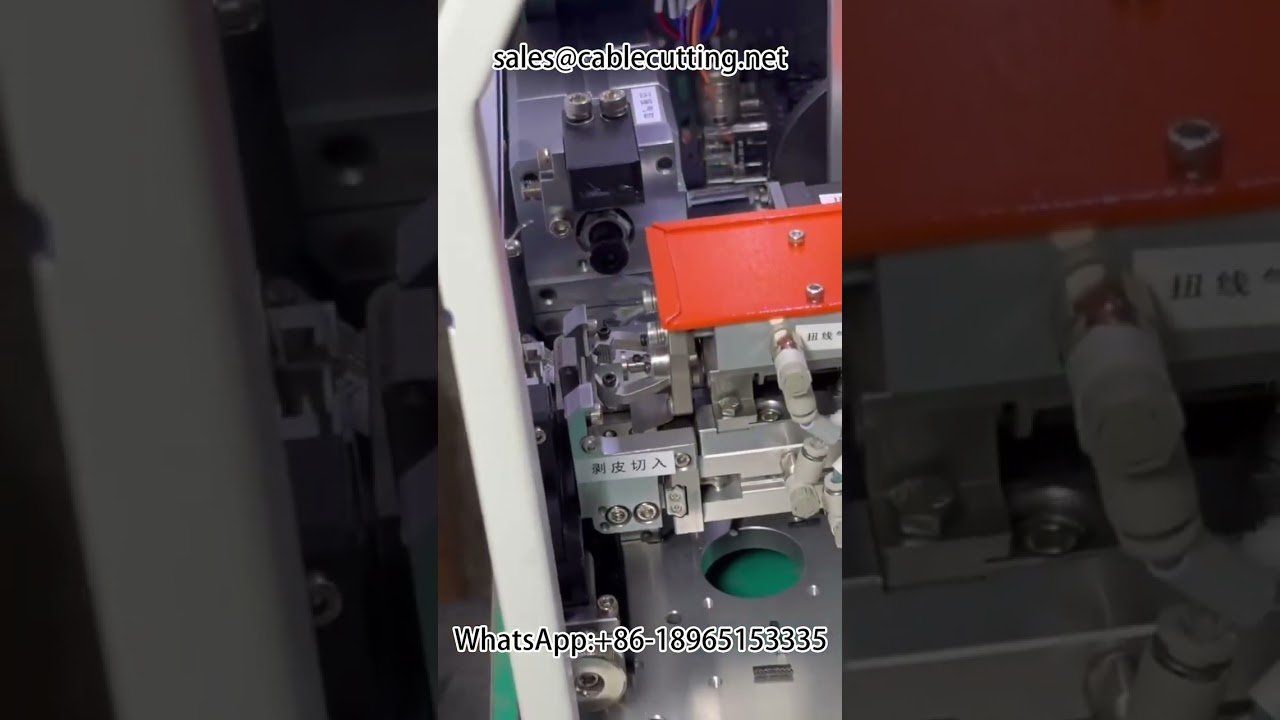 Máquina Automática de Crimpagem de Terminais de Tubo | Automação Industrial