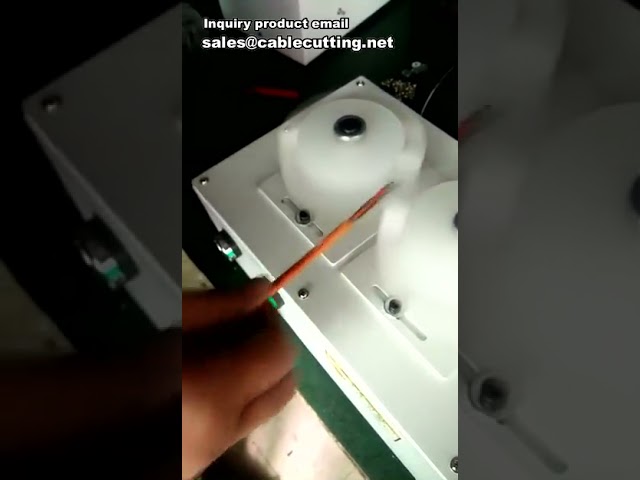 Máquina de Escovação e Pentear Trança para Cabos de Dados e Fios Blindados | Ferramenta Automática