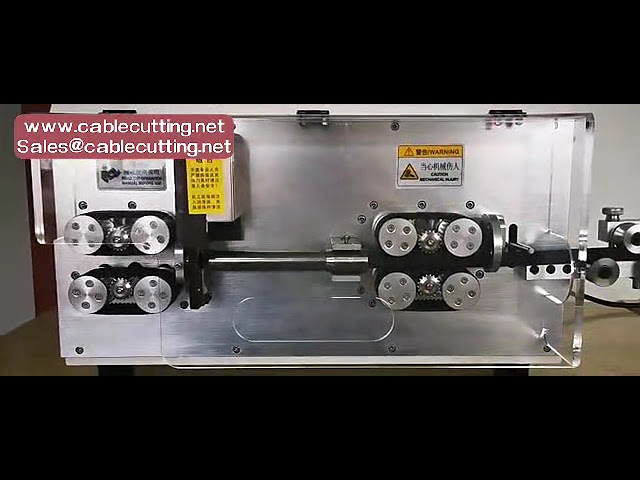 Máquina de Corte e Descascamento de Cabos Quadrados de 70mm² - Alta Eficiência para Automação Industrial