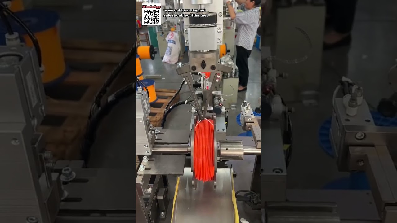 Máquina Automática Avançada para Enfardamento de Linha de Carretel Pound Spool
