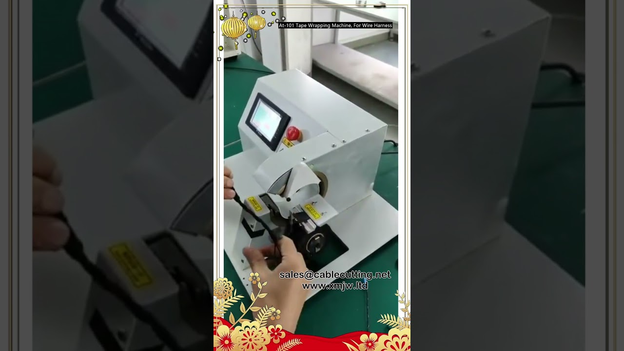 Máquina de Enrolar Fita para Chicotes Elétricos – Alta Eficiência