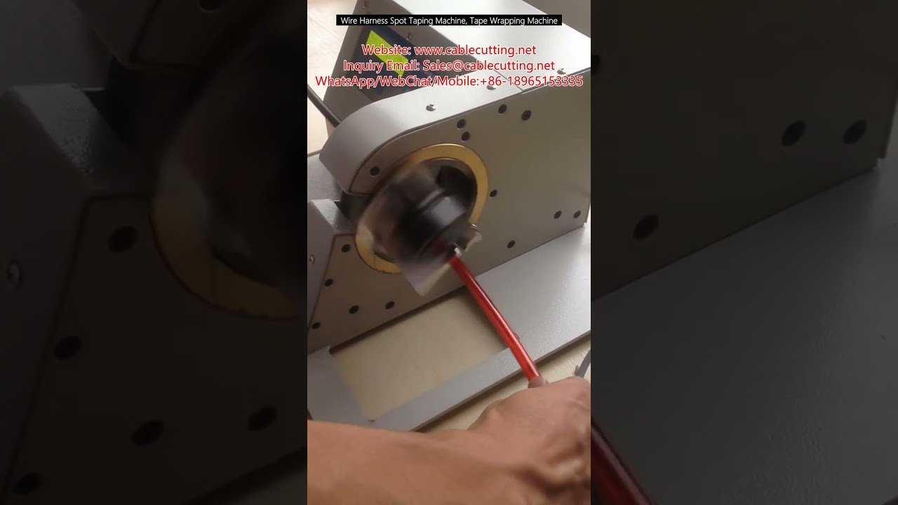 Máquina de Encapsulamento para Chicotes Elétricos – Automação de Enrolamento de Fita
