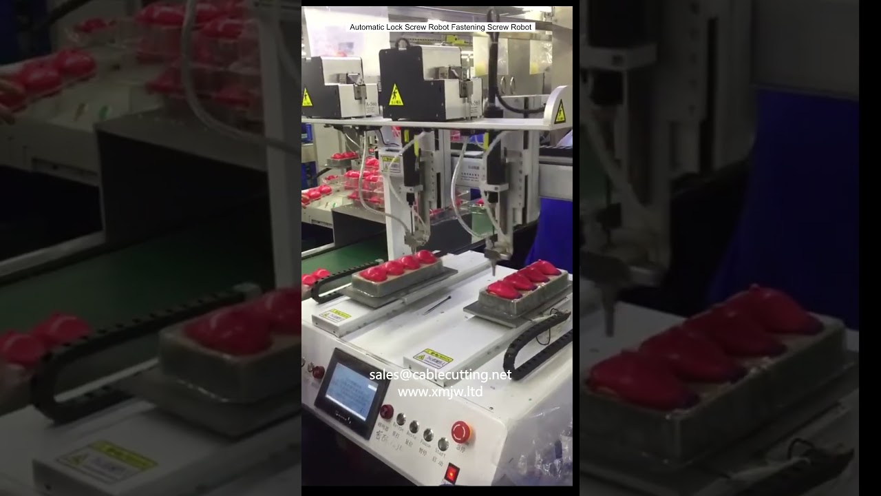 Robô Automático de Aperto de Parafusos | Robô de Fixação Automatizada