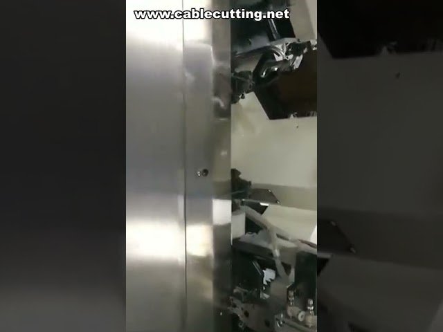 Máquina Automática de Decapagem, Corte e Crimpagem de Fios | Máquina de Terminais Eficiente