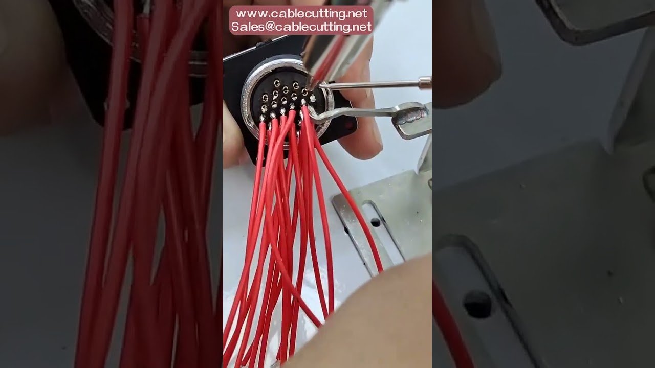 Máquina de Solda Semiautomática USB para Conectores PCB, VGA, DP e Mini-Din