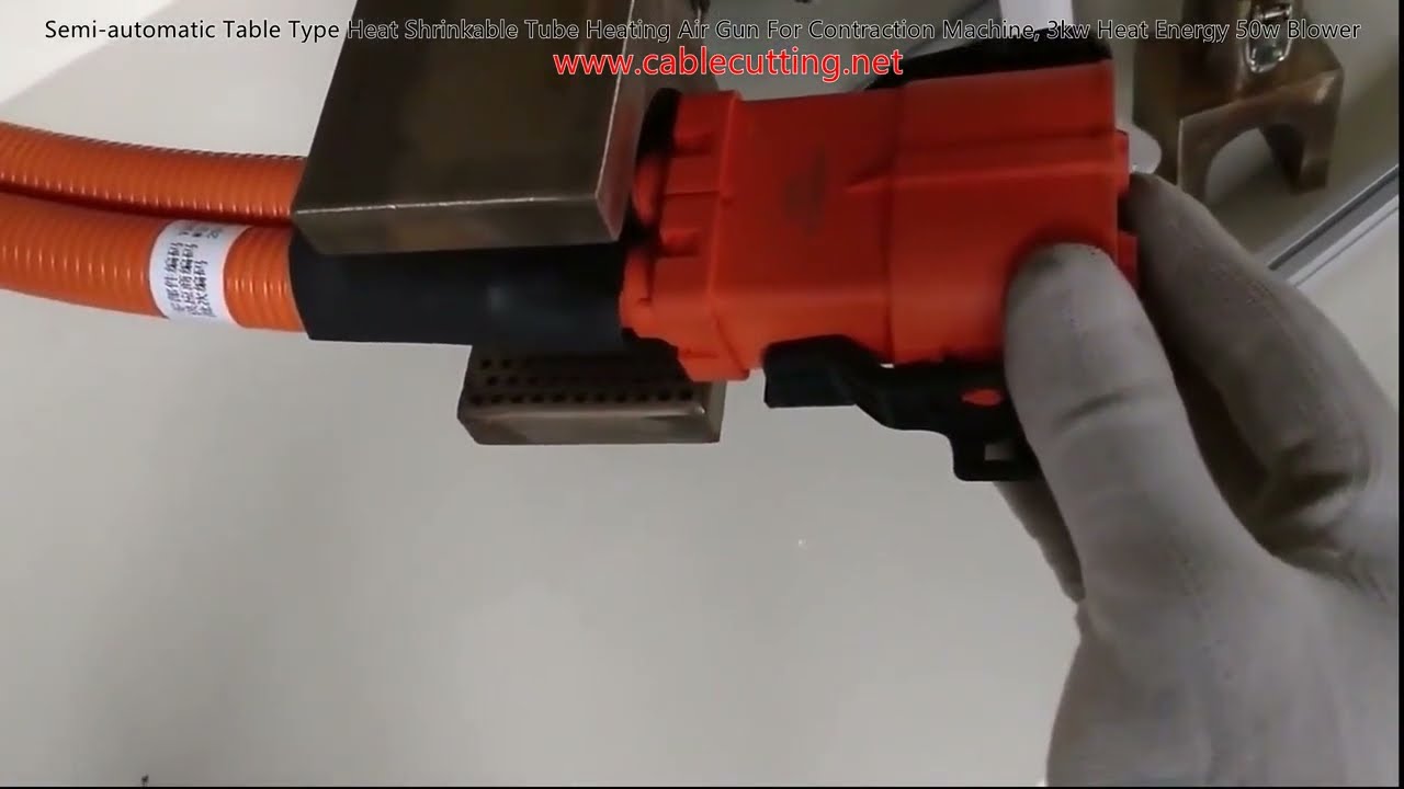 Pistola de Ar Quente Semiautomática de Mesa para Tubo Termoencolhível – 3kW | Máquina de Contração