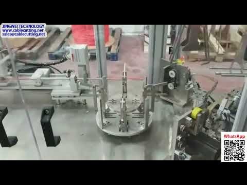 Máquina Automática de Amarração de Fitas de Cabo para Cliente Israelense – Em Produção