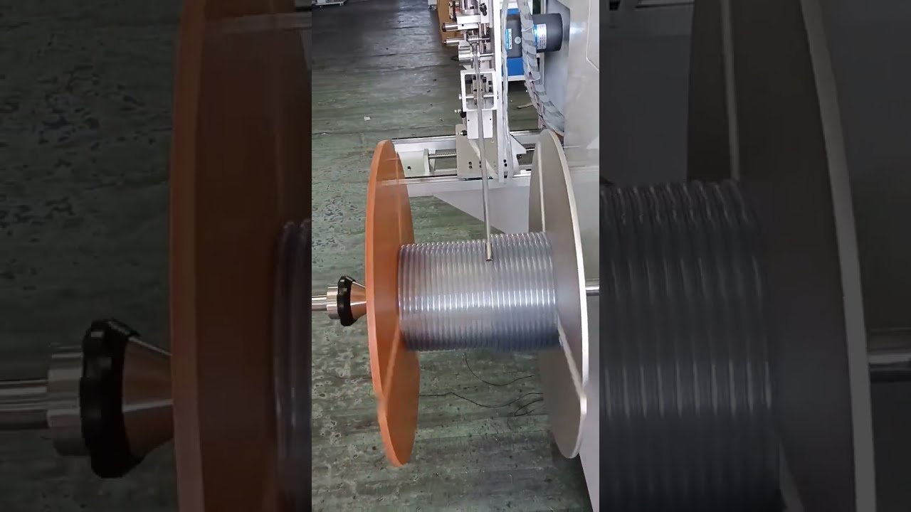 Máquina Automática de Contagem, Traversão, Corte e Enrolamento de Mangueiras – Capacidade 50kg, Mangueira de Ar PU