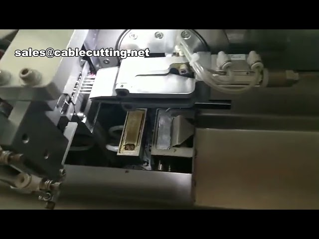 Máquina de Corte, Decapagem, Torção e Estanhagem de 8 Fios - Máquina de Solda Automática