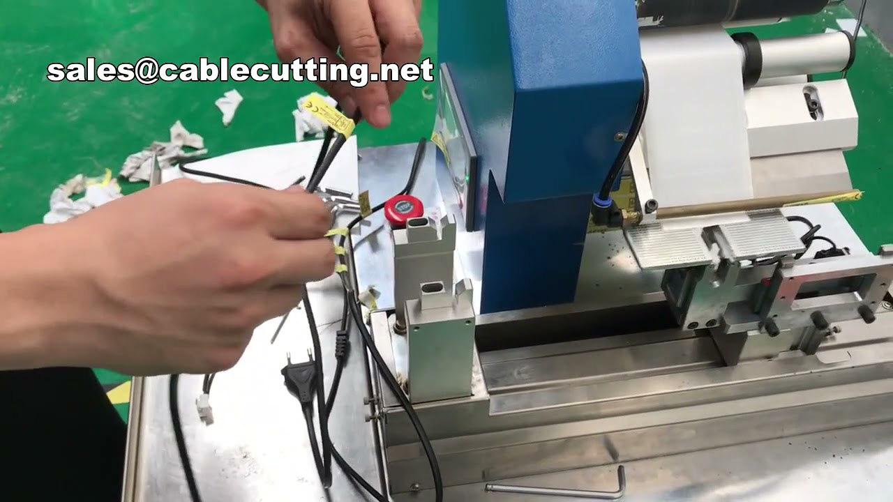 Máquina de Etiquetagem de Fios Automática | Identificação de Cabos Industrial