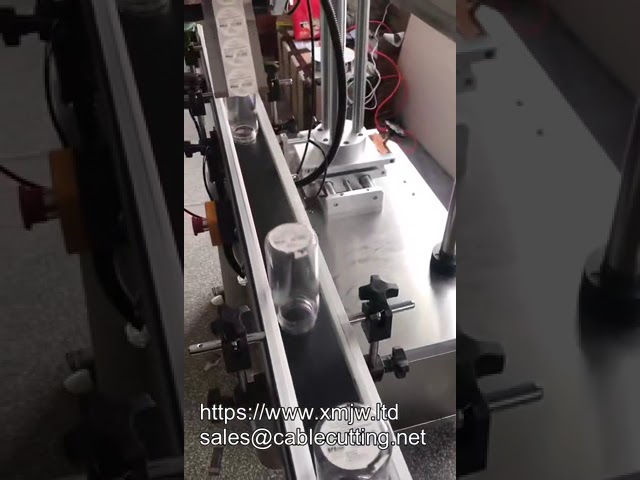 Máquina Rotuladora Automática WPM300 - Aplicador com Dobra para Garrafas de Bebidas - Preço de Fábrica
