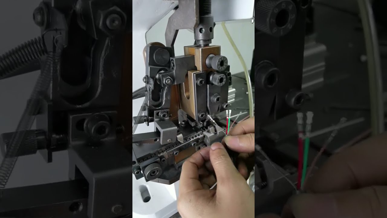 Máquina Tudo-em-Um para Decapar e Crimpar Terminais de Fio Contínuo | Eficiência na Fábrica