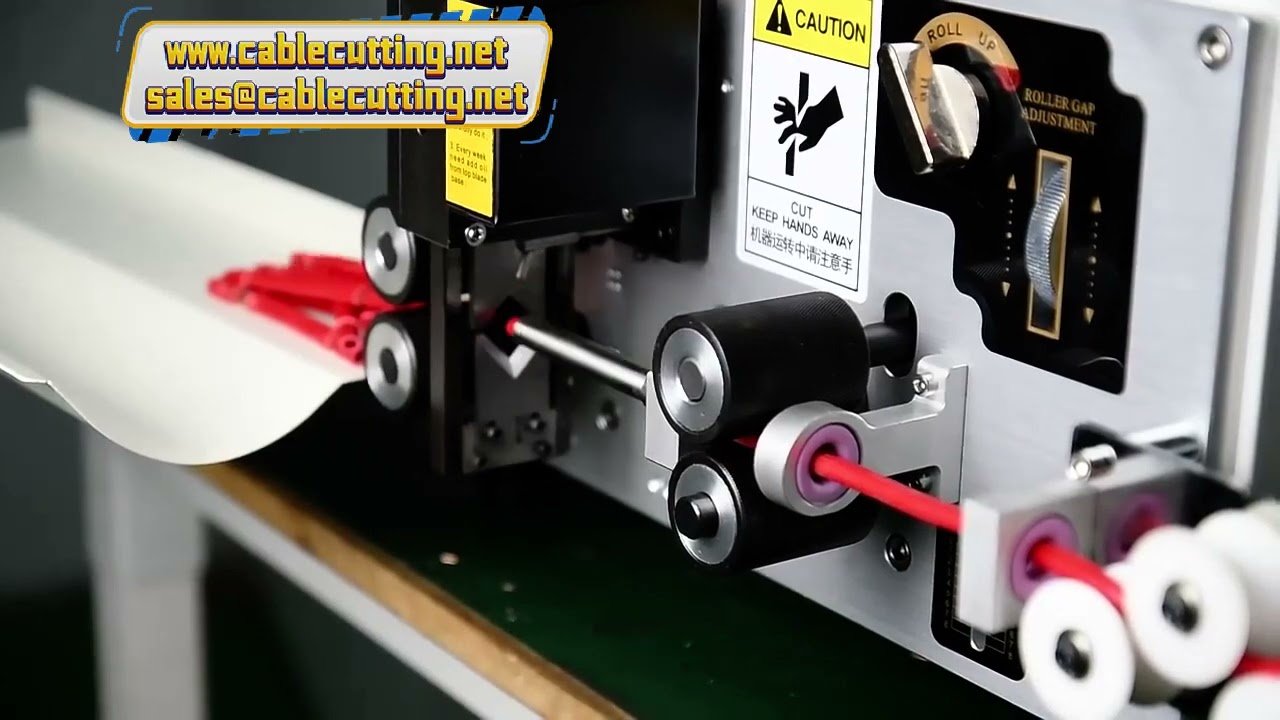 Máquina de Cortar e Descascar Cabos Elétricos de 0,1 a 10 mm² - Cortadora e Desencapadora Automática