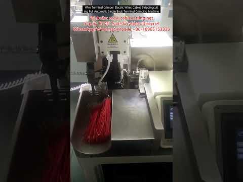 Crimpadora Automática de Terminais para Fios Elétricos - Corte e Decapagem Automática