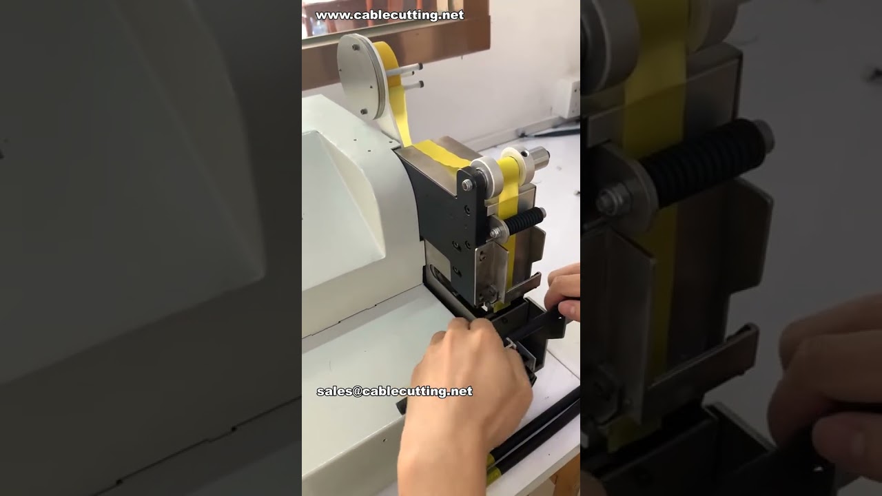 Máquina de Fita e Enrolamento para Fios de Grande Diâmetro (8-16mm) | Processamento Automatizado de Fios