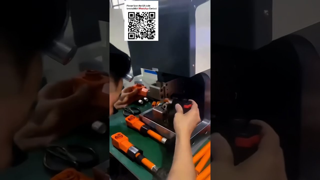Prensa de Crimpagem Terminal Servo com Aplicador Hexagonal Aberto e Compatibilidade Multi-Matriz para Chicotes Elétricos