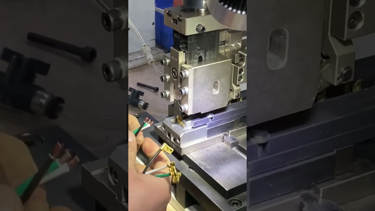 Aplicador de Terminais Mecânico e Pneumático Coreano - Horizontal e Vertical - Altura 145mm