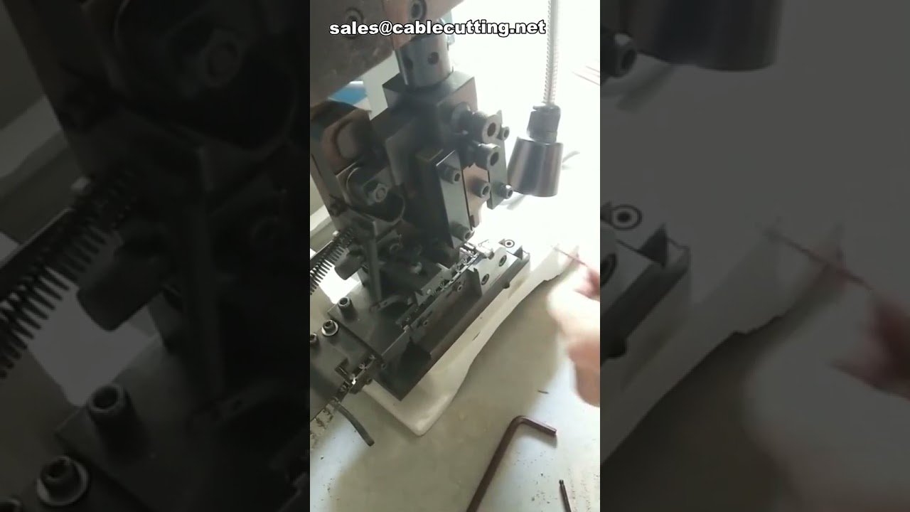 Máquina de Crimpagem de Terminais Elétricos Silenciosa | Equipamento Automático para Cabos