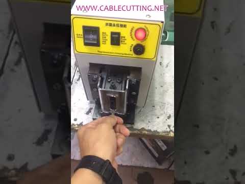 Máquina de Crimpagem de Cabo RJ45 | Equipamento Automático para Conectores RJ45