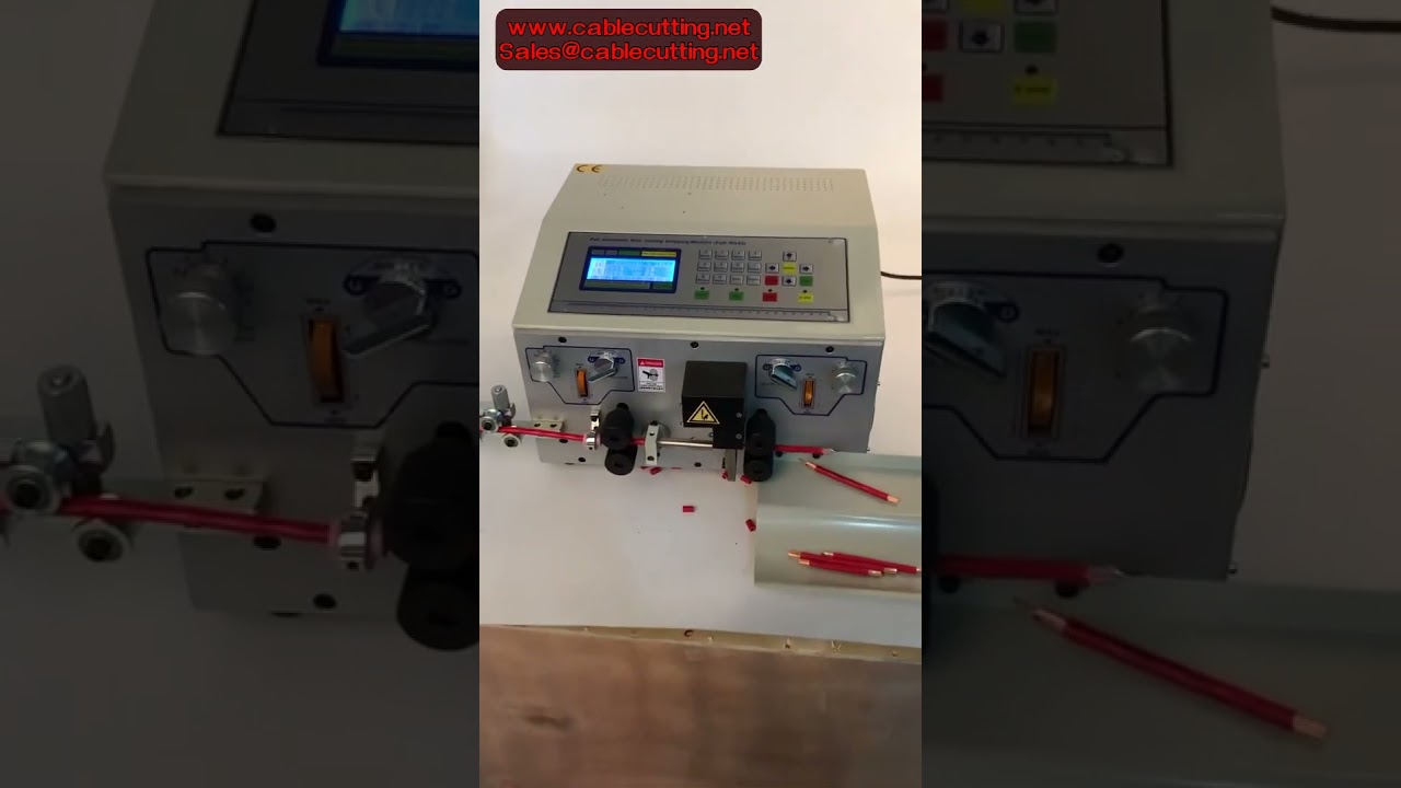 Máquina Automática de Decapar, Torcer e Cortar Fios de Computador (0-4,5mm²) | Alta Precisão