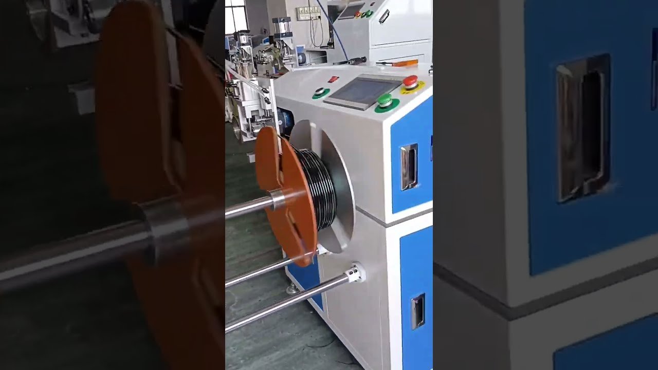 Máquina Automática de Contagem de Metros, Travessia, Corte e Bobinamento de Tubos (1mm a 16mm) | Automação Industrial