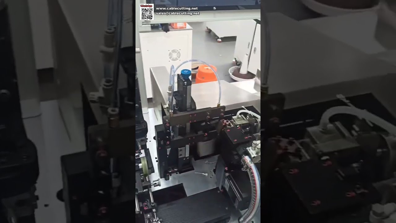 Máquina Avançada de Processamento Automatizado de Chicotes Elétricos e Crimpagem de Terminais