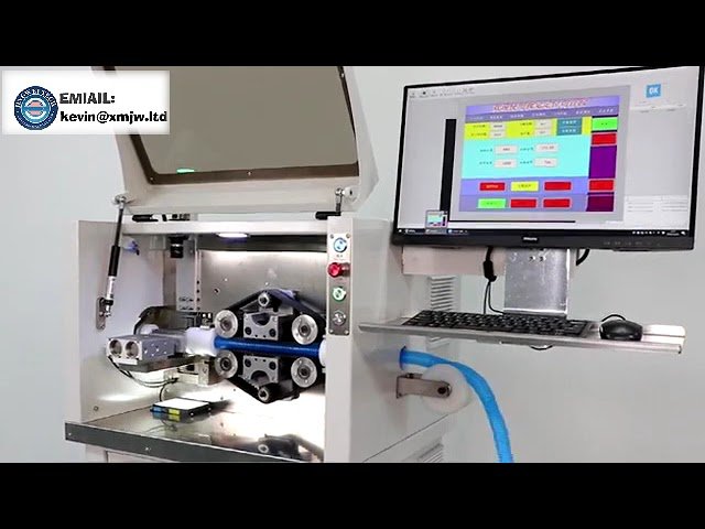 Máquina de Corte de Tubos Médicos com Localização Visual e Atomização - Fabricação Automatizada de Tubos