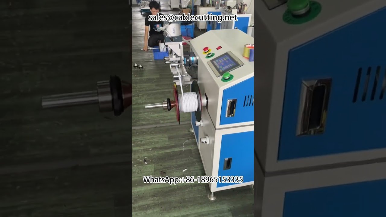 Máquina de Bobinar Fios Automática | Processamento de Chicotes e Cabos Elétricos
