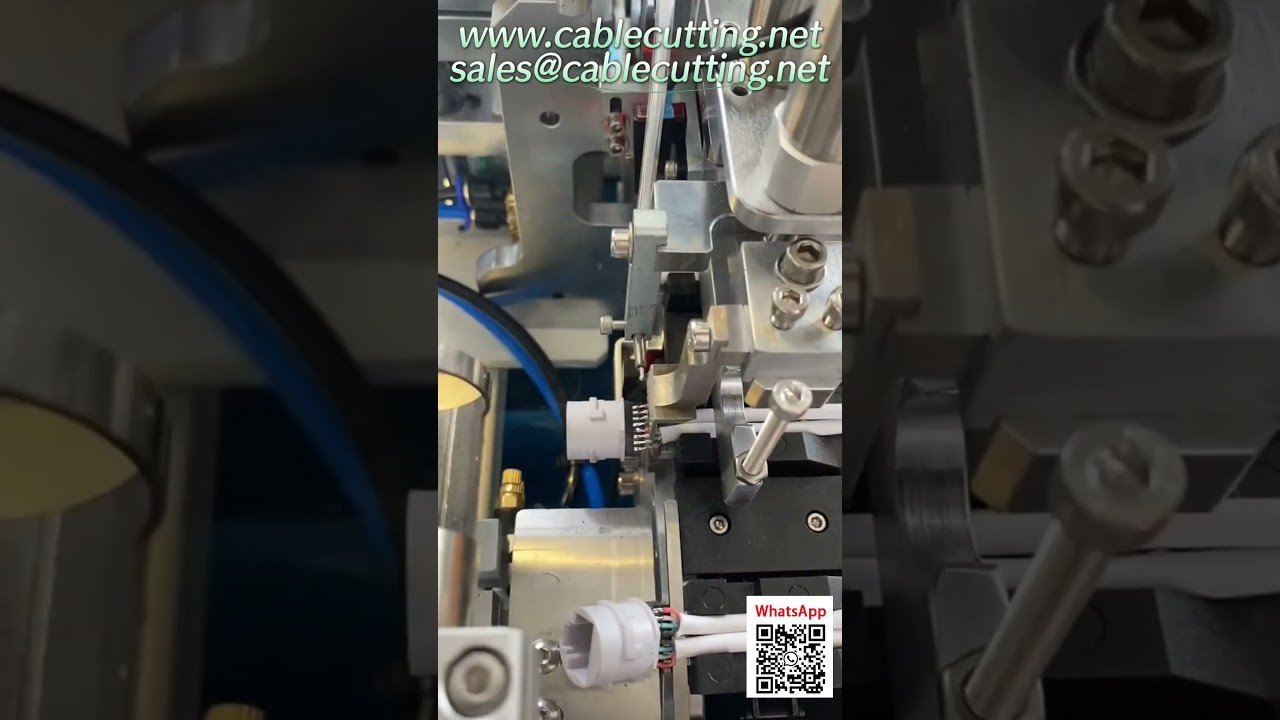 Máquina de Crimpagem RJ45 Automática com Alimentador Vibratório – Soldagem Completa dos Terminais